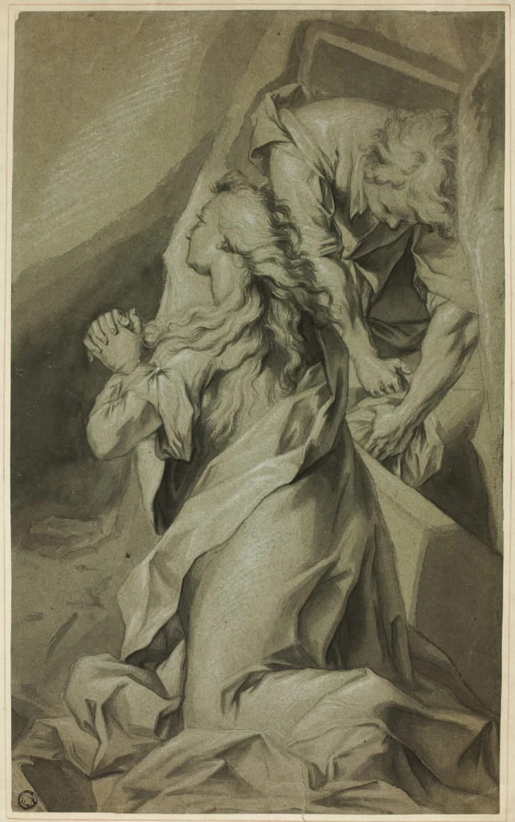 Studio per Maddalena inginocchiata - Art Institute of Chicago, Barocci Federico